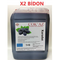Çok'az Konsantre Meyve Aromalı Şurup 1+9 KARADUT 5 LT X 2 BİDON Çok'az Konsantre Meyve Aromalı Şurup 1+9 KARADUT 5 LT X 2 BİDON
